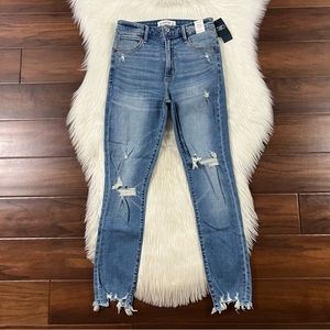 Abercrombie & Fitch Womens Size 27 / 4R High Rise Super Skinny Ankle Denim Jeans